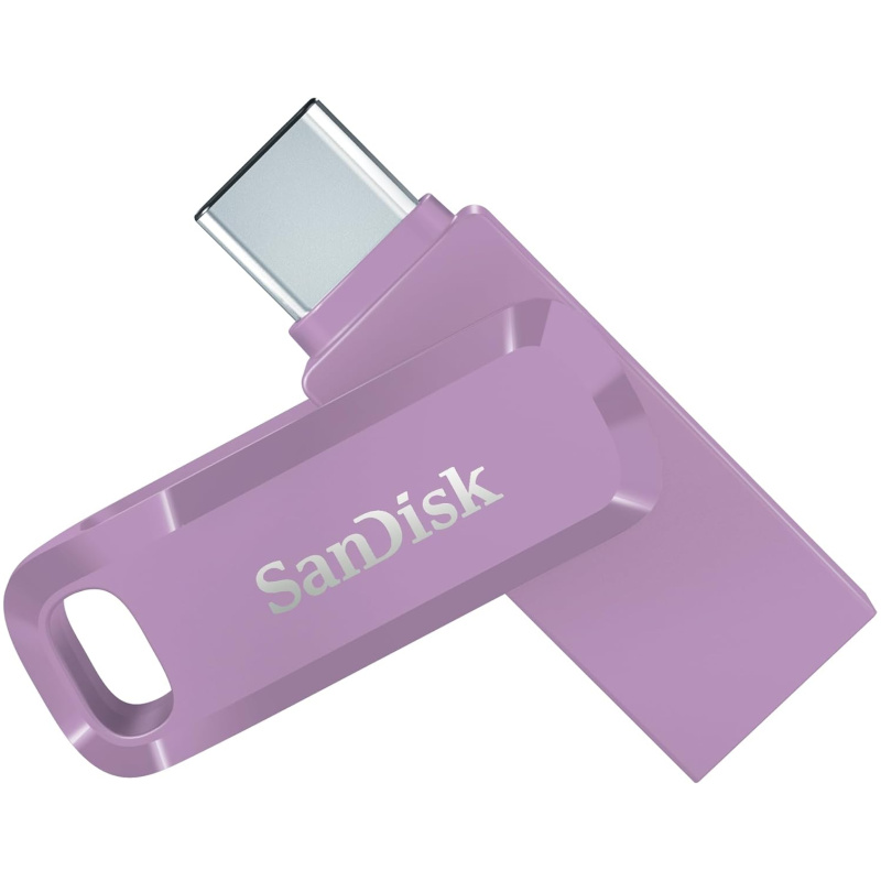 SanDisk USB 256GB Ultra Dual Drive Go USB Type-C 400MB/s sivka violičen