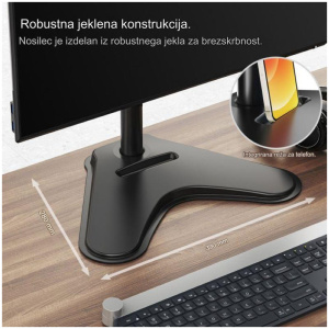 VonHaus enojni namizni nosilec - Image 4