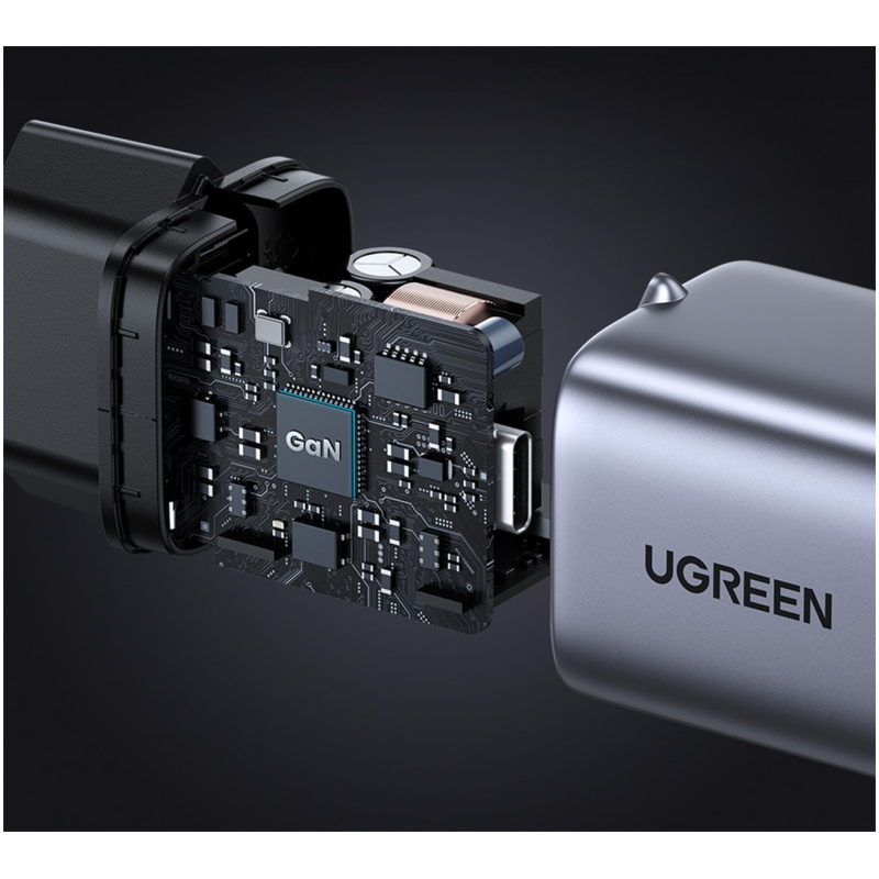 Ugreen Nexode 30W USB C Polnilnik GaN II s priloženim USB-C 60W 1M kablom - Image 3