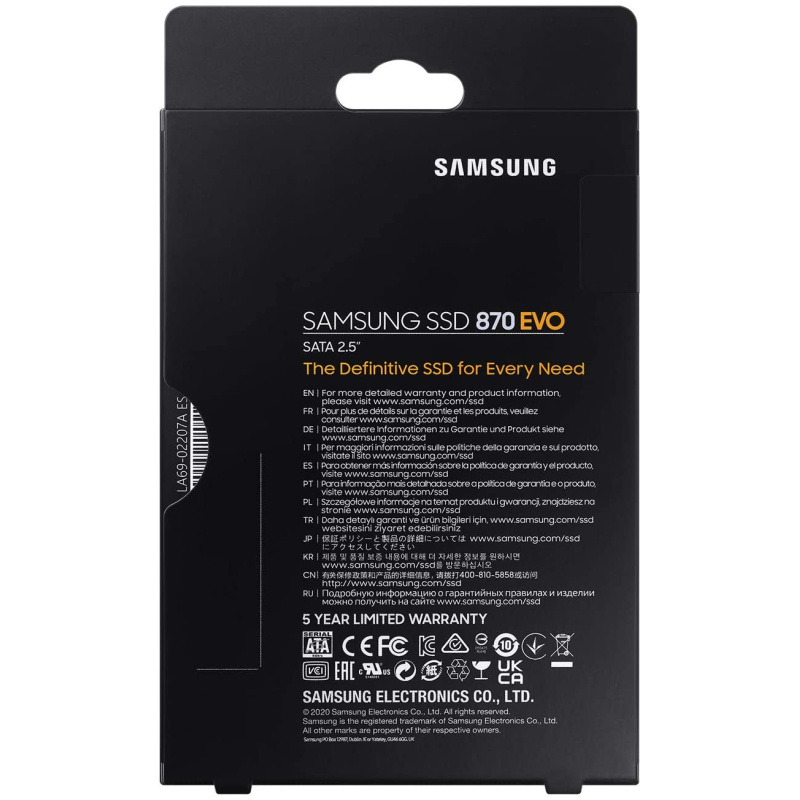 Samsung 250GB 870 EVO SSD SATA3 2.5" disk - Image 3