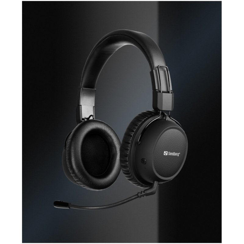 Sandberg slušalke z mikrofonom Wireless Headset ANC FlexMic - Image 2
