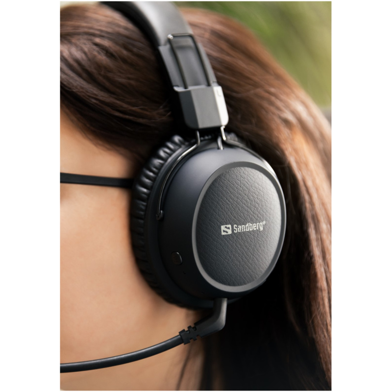 Sandberg slušalke z mikrofonom Wireless Headset ANC FlexMic - Image 3