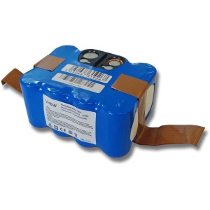 Opis:Baterija za robotske sesalnike xRobot/Galaxy II/Hoover/Samba/Solac. Dimenzije: cca. 91 mm x 68 mm x 43 mm (dolžina x širina x višina)Nadomestna baterija je izdelana po zasnovi in tehnologiji nemškega proizvajalca VHBW, kar zagotavlja odlično kvalitetoNajsodobnejša tehnologija omogoča veliko ciklov polnjenja in praznjenjaNi-MH celice so prijazne okolju, obenem pa zagotavljajo delovanje brez spominskega učinkaTermično stikalo ščiti baterijske celice pred pregrevanjem, prenapolnitvijo in kratkim stikomVisoka kapaciteta baterije, podaljšan čas delovanja pri mirovanju naprave, zelo počasno samopraznjenje100% kompatibilnost z originalno baterijoBaterijo polnimo z originalnim ali nadomestnim polnilcemCertifikati CE in ROHSOriginalne oznake:072107201435601254NS3000D03X3YX-Ni-MH-022144Primerno za:Amtidy:A325 MiniDite International:A320Galaxy, Bralko:Galaxy 2, Galaxy IIH.Koenig:SWR22Hoover:RBC003, RBC003 011, RBC006, RBC009, RBC011, RBC012, Robo.com2RBC002011 39000958 1222 (2012-06-01) 9953 (2099-12-31)RBC003011 39000845 1129 (2011-07-18) 1502 (2015-01-07)RBC003021 39000954 1214 (2012-04-08) 9953 (2099-12-31)RBC0035011 39000968 1227 (2012-07-02) 9953 (2099-12-31)RBC004B011ROBO 39000967 1222 (2012-06-01) 9953 (2099-12-31)RBC006011 39000846 1129 (2011-07-18) 1502 (2015-01-07)RBC007B011 39001051 1322 (2013-06-01) 1502 (2015-01-07)RBC009001 39000911 1143 (2011-10-24) 1502 (2015-01-07)RBC009011 39000847 1129 (2011-07-18) 1502 (2015-01-07)RBC009013 39000982 1235 (2012-09-01) 9953 (2099-12-31)RBC011011 39000970 1226 (2012-07-01) 1502 (2015-01-07)RBC012011 39000971 1226 (2012-07-01) 1502 (2015-01-07)Indream:9200, 9300, 9300XR, 9700, ZX810Kaily:310A, 310EKlarstein:CleantouchKV8:210C, 210XRLilin Robot:LL-A320, LL-A325, LL-A335, LL-A336, LL-A337, LL-A338MyGenie:XR210Nestor:E.Ziclean FurtivRobots:JNB-XR210, JNB-XR210B, JNB-XR210CRoreland:XR-210Samba:JNB-XR210, JNB-XR210B, JNB-XR210C, XR210Sencor:Cleeno SVC 9030RD, Cleeno SVC 9030BK, Cleeno SVC 9020BK, Cleeno SVC9020RD, Cleeno SVC 9031BK, Cleeno SVC 9031BK, Cleeno SVC 9020, Cleeno SVC 9030, Cleeno SVC 9031Solac:EcoGenic, R, XR210, XR210C, AA3400Toposun:TPS-XR-210, Xrobot XR210Yoo Digital:Iwip 600, Iwip 1000xRobot:XP310LCD, XP320LCD, XR210, XR510Zebot:Z320Zeco:V700Xplore:XP320LCDLastnosti:Proizvajalec: VHBWVrsta: Ni-MHNapetost: 14,4 VKapaciteta: 2.200 mAh (32 Wh)