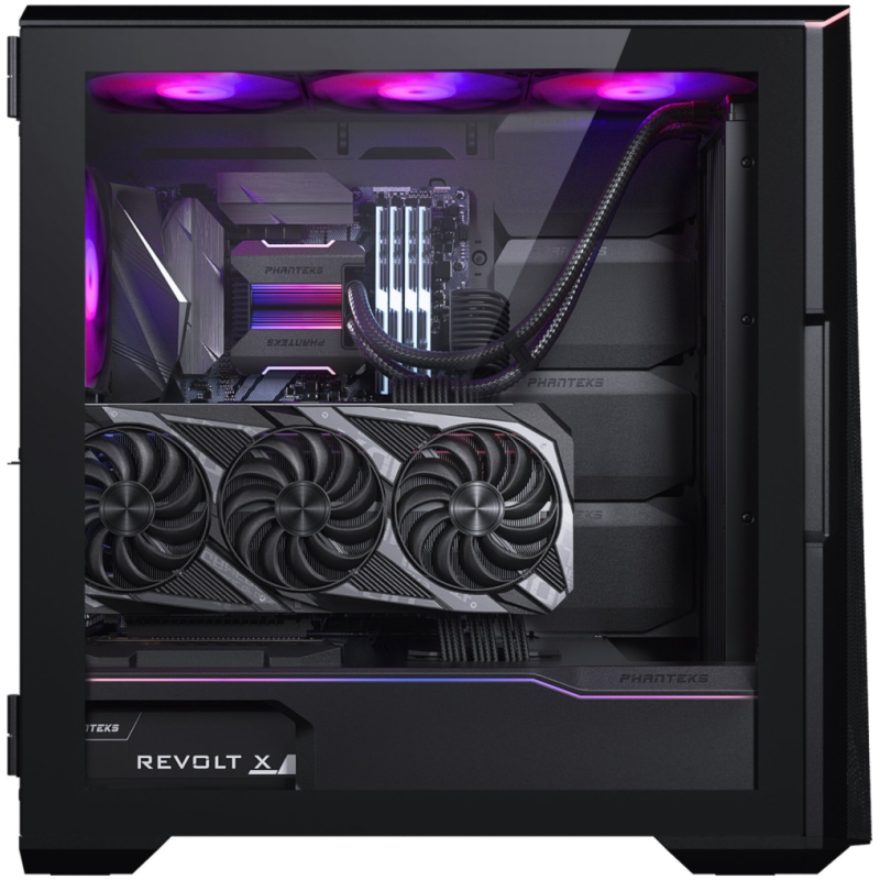 PHANTEKS ECLIPSE G500A TEMPERED GLASS D-RGB LED ATX črno ohišje - Image 2