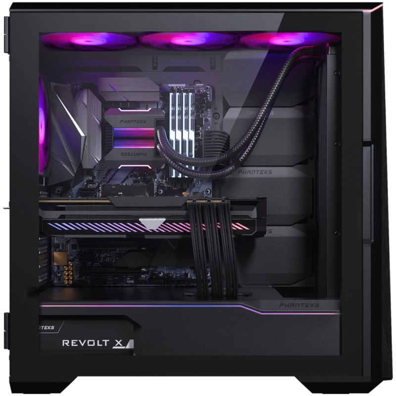 PHANTEKS ECLIPSE G500A TEMPERED GLASS D-RGB LED ATX črno ohišje - Image 3