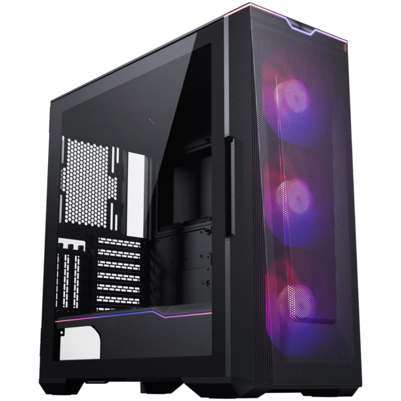 PHANTEKS ECLIPSE G500A TEMPERED GLASS D-RGB LED ATX črno ohišje