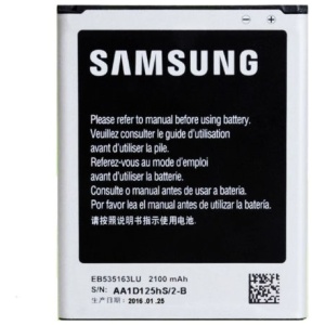 Opis:Originalna baterija proizvajalca SamsungNajsodobnejša tehnologija omogoča veliko ciklov polnjenja in praznjenjaLi-Ion celice so prijazne okolju, obenem pa zagotavljajo delovanje brez spominskega učinkaTermično stikalo ščiti baterijske celice pred pregrevanjem, prenapolnitvijo in kratkim stikomVisoka kapaciteta baterije, podaljšan čas delovanja pri mirovanju naprave, zelo počasno samopraznjenjeBaterijo polnimo z originalnim ali nadomestnim polnilcemCertifikati CE in ROHSBulk pakiranjeOriginalne oznake:EB-535163LUEB-535163LAEB535163LUEB535163LAPrimerno za:Samsung:Galaxy Grand Neo, i9060, Galaxy Grand, i9080, Galaxy Grand DuoS, i9082Lastnosti:Proizvajalec: SamsungVrsta: Li-IonNapetost: 3,7 VKapaciteta: 2.100 mAh (7,8 Wh)
