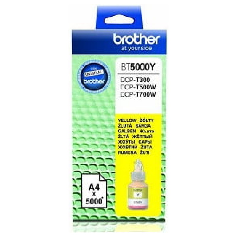 Črnilo Brother BT5000 rumena, original - E-specialisti računalniška trgovina
