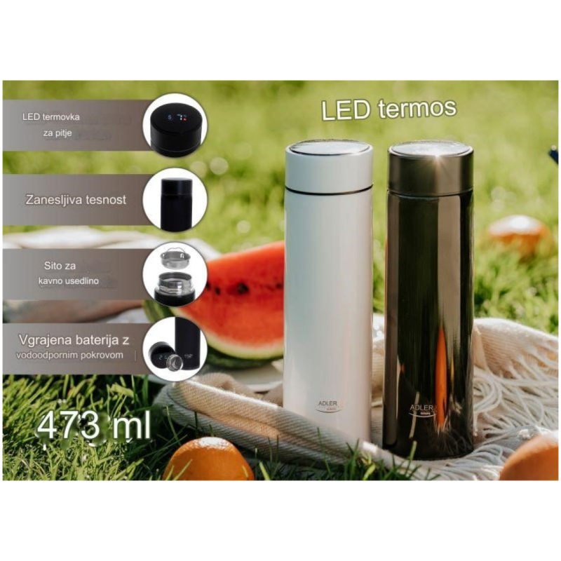 Adler Termovka z LED zaslonom na dotik AD4506BK - Image 3
