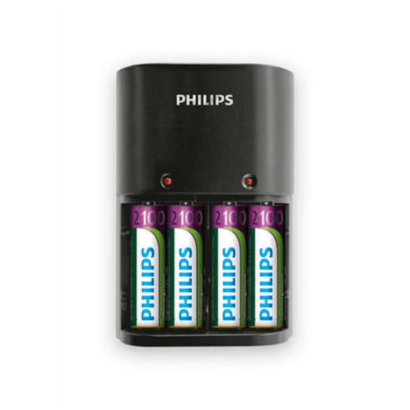 PHILIPS POLNILNIK BATERIJ MULTILIFE + 4X AA BATERIJE - Image 2