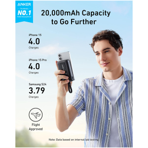 30W z vgrajenim kablom USB-C
