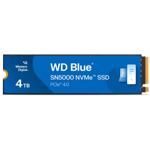 WD 4 TB NVMe SSD BLUE SN5000 PCIe Gen4 x4