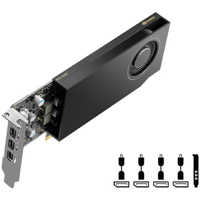Grafična kartica PNY Nvidia RTX A400 4GB GDDR6 PCI-E 4.0