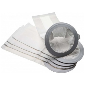 Set 5 nadomestnih vrečk za vakuumske sesalnike Nilfisk, s katerim boste prihranili vaš dragoceni čas in denar. Vrečka je izdelana iz večplastnega papirja. Dimenzije vrečke so 43,5 cm x 17,9 cm.