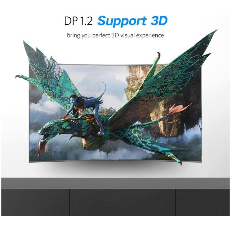 Ugreen DisplayPort 1.2 kabel 2M - BOX - Image 2